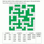 Number Fill In Puzzles   Free Printable Crossword Puzzle #5