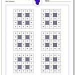 Number Grid Puzzles   Printable Grid Puzzles