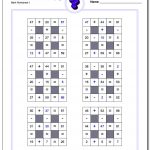 Number Grid Puzzles   Printable Multiplication Puzzle
