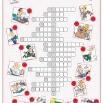 Occupations Crossword Puzzle Worksheet   Free Esl Printable   Crossword Puzzle Printable Worksheets