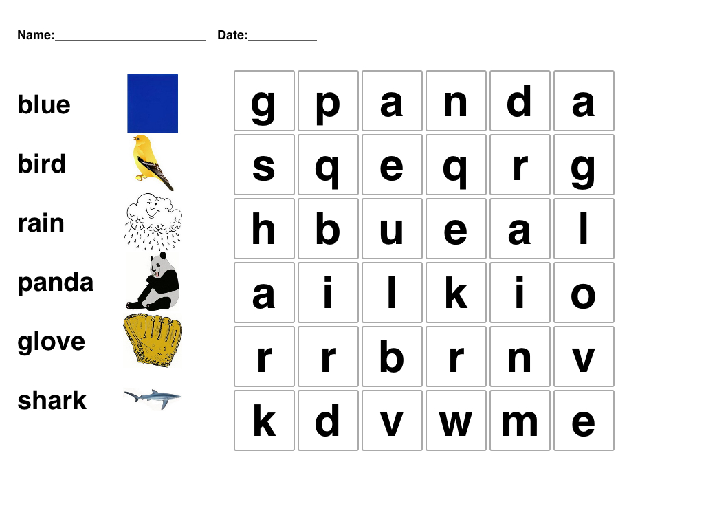 On The Images Below To Get To Printable Word Games For Your Students - Printable Word Puzzle For Kindergarten