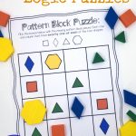 Pattern Block Puzzles {Free}   Free Printable 3D Puzzles