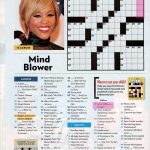 People Magazine Crossword Puzzles To Print | Puzzles In 2019   Printable Blockbuster Crossword Puzzles