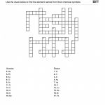 Periodic Table Crossword Puzzle Pdf New Chemistry Periodic Table   Printable Crossword Puzzle Book Pdf