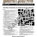 Personalized Printable Custom Crossword Puzzles For Teens. | Etsy   Printable Crossword #3