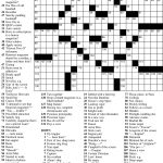 Photos: Printable Sunday Premier Crossword,   Coloring Page For Kids   Printable Frank Longo Crossword Puzzles