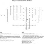 Physics Crossword Puzzle Crossword   Wordmint   Physics Crossword Puzzles Printable With Answers
