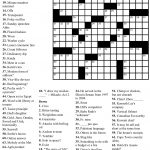 Pinjim Fraunberger On Crossword Puzzles | Free Printable   Printable Puzzles For High School