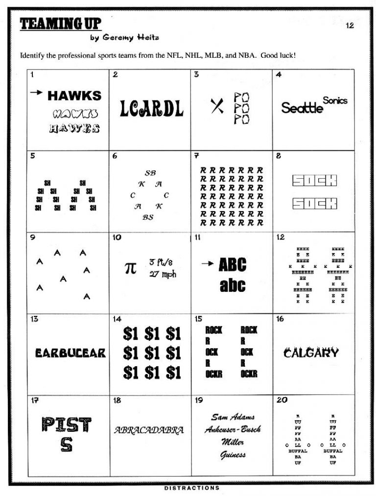 Pinjulie Batchos On Wacky Wordies | Brain Teasers Riddles, Brain