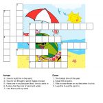 Pinsherry Disney On Education | Puzzles For Kids, Crossword   Printable Crossword Puzzles Summer Holidays