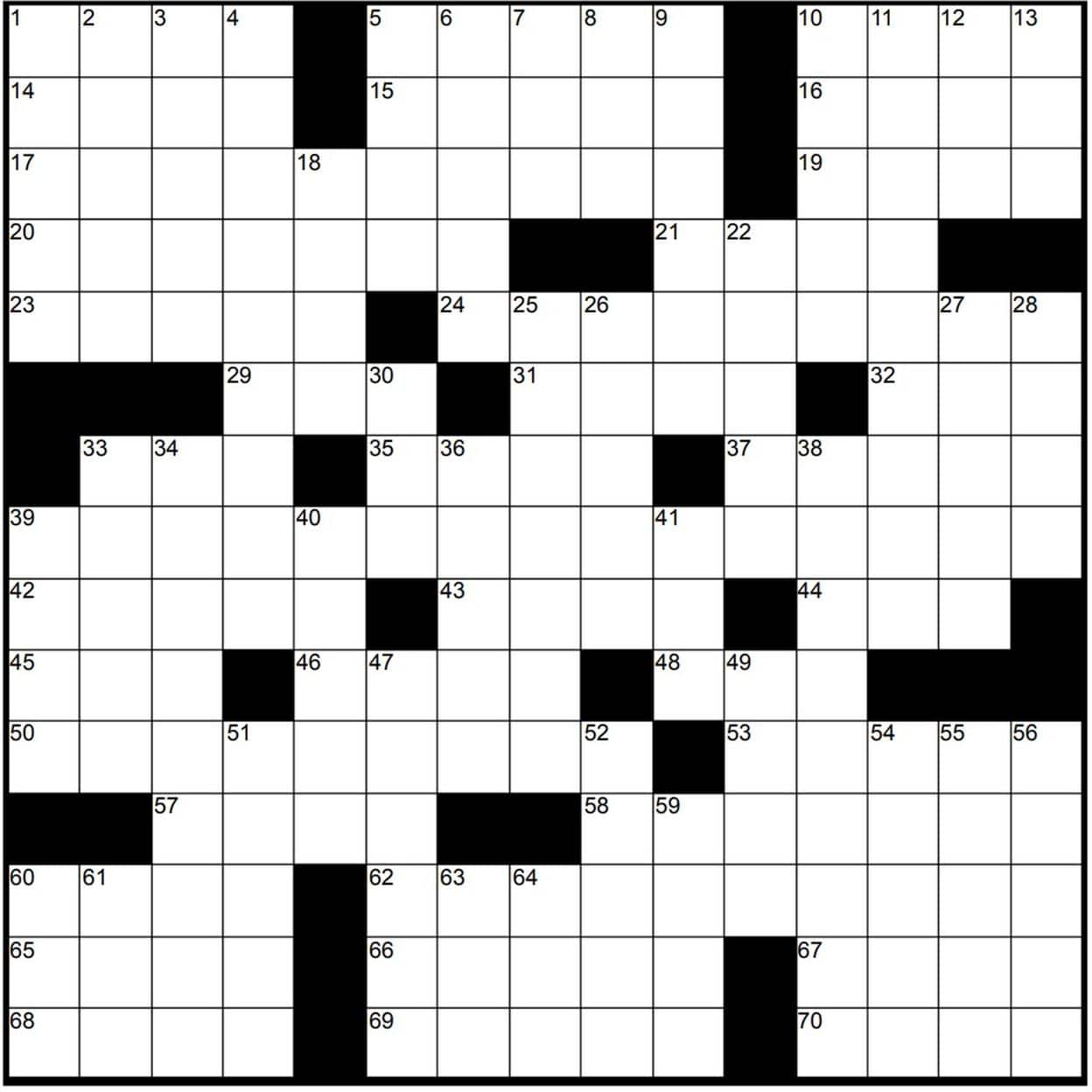 Printable Sunday Crossword Washington Post Printable Crossword Puzzles
