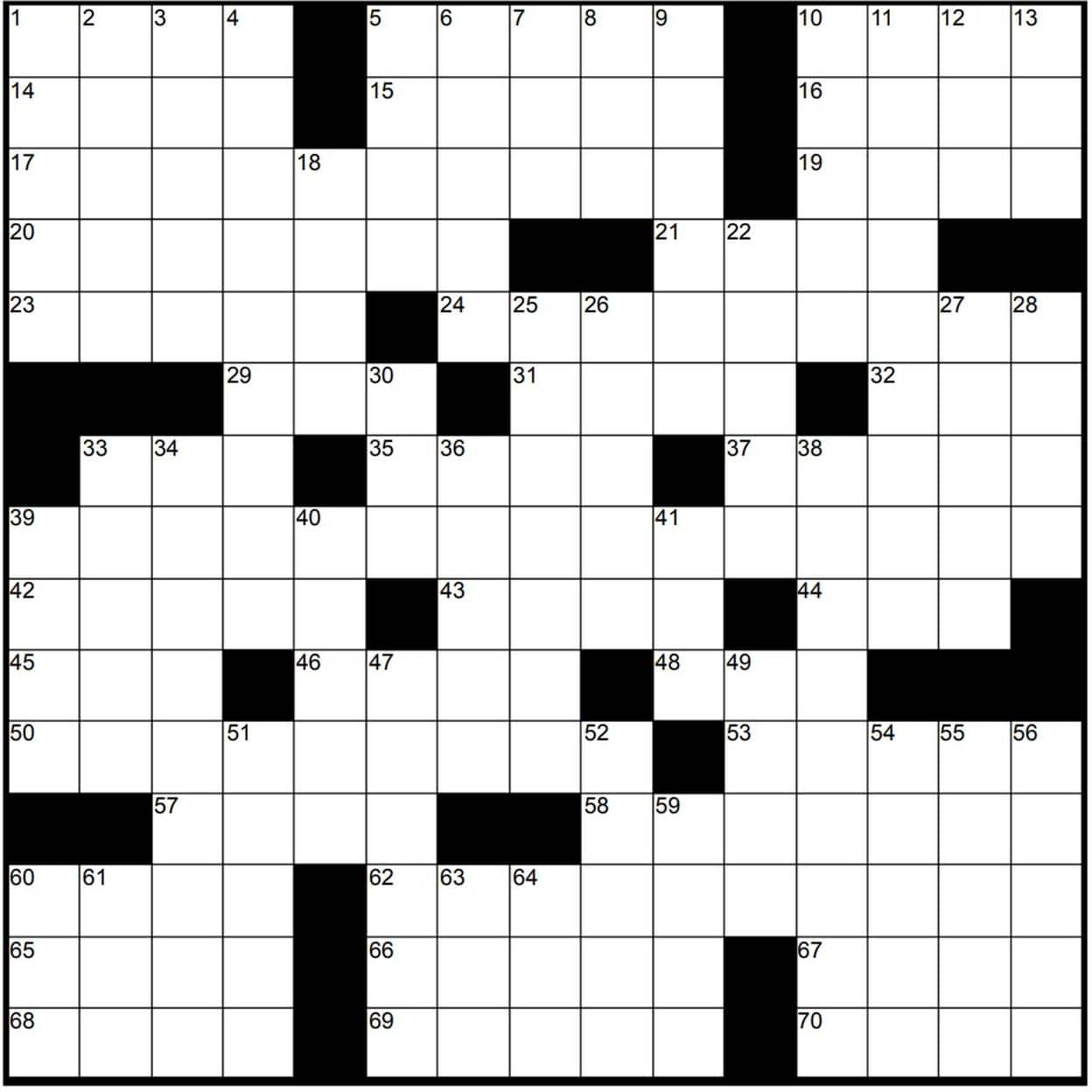 Washington Post Printable Crossword