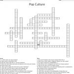 Pop Culture Crossword   Wordmint   Printable Crossword Puzzles Pop Culture