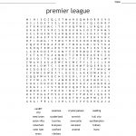 Premier League Word Search   Wordmint   Printable Premier Crossword Puzzle