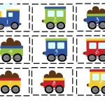 Preschool Printables: Trains, Planes And Automobiles Printable   Printable Train Puzzle