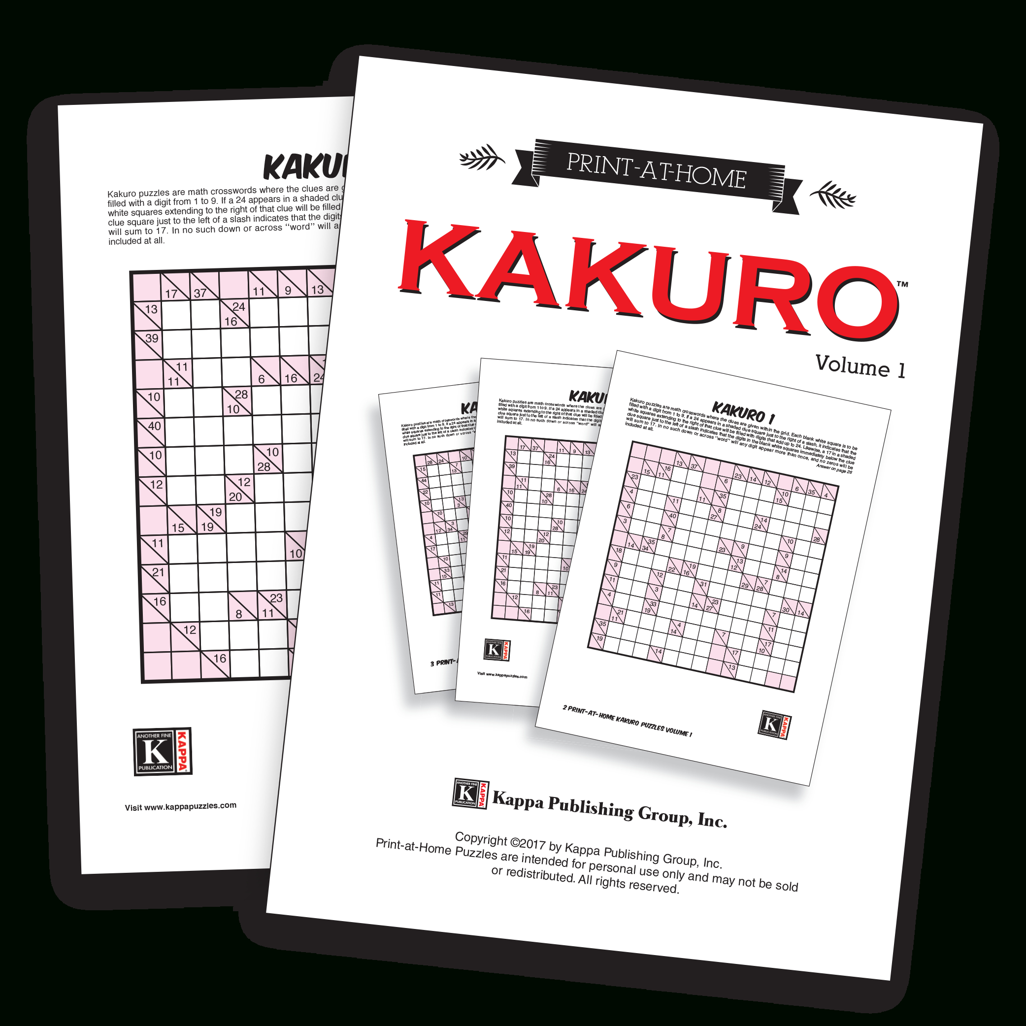 Print-At-Home Kakuro – Kappa Puzzles - Printable Puzzles Kakuro