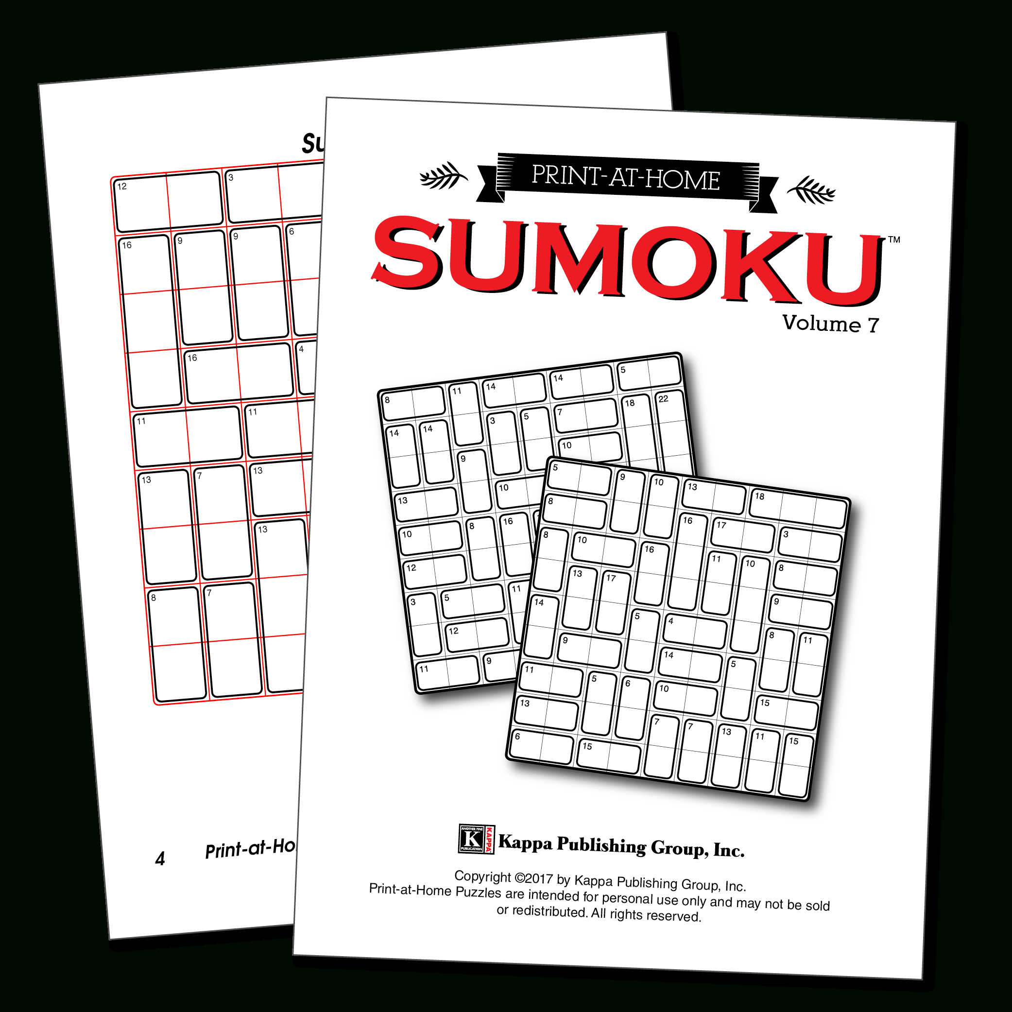 Print-At-Home Sumoku – Kappa Puzzles - Free Printable Variety Puzzles Adults