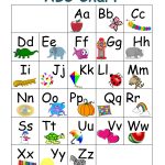 Printable Abc Chart With Pictures | Preschool | Abc Chart, Abc For   Printable Abc Puzzle