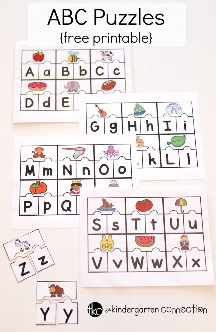 Printable Puzzles For Kindergarten