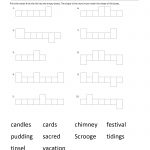Printable And Free Xmas Word Shapes Puzzles To Help Kids Remember   Printable Holiday Puzzles
