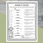 Printable Bible Activities Archives   Path Through The Narrow Gate   Printable Bible Puzzles For Preschoolers