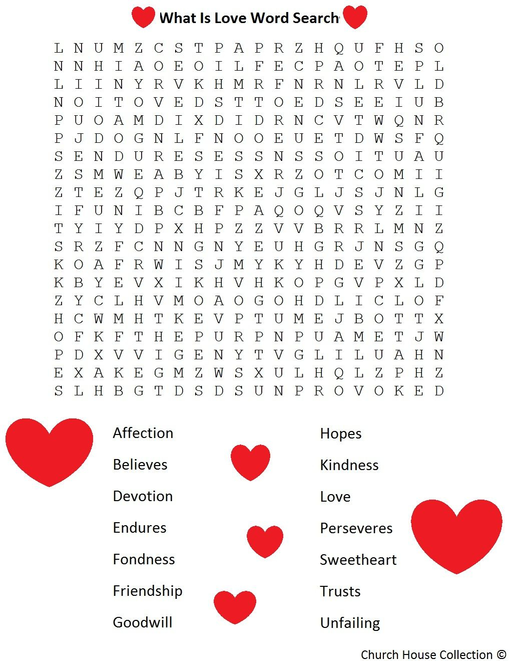 Printable Christian Valentine Craft | Valentine Word Search For Kids - Printable Christian Valentine Puzzles