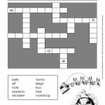 Printable Christmas Crossword Puzzle | A To Z Teacher Stuff   Printable Crosswords For 1St Grade