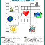 Printable Crossword Puzzles Kids | Crossword Puzzles On Earth   First Grade Crossword Puzzles Printable