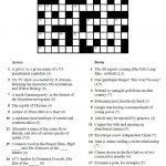 Printable Crosswords | Commoner Crosswords   Printable Crossword Solutions