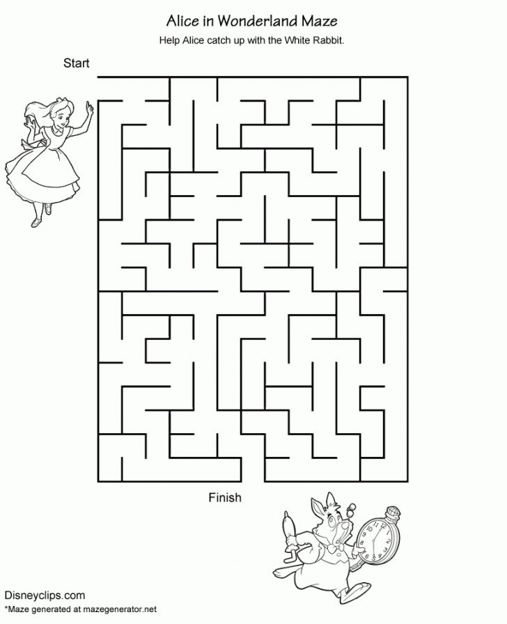 Printable Labyrinth Puzzles