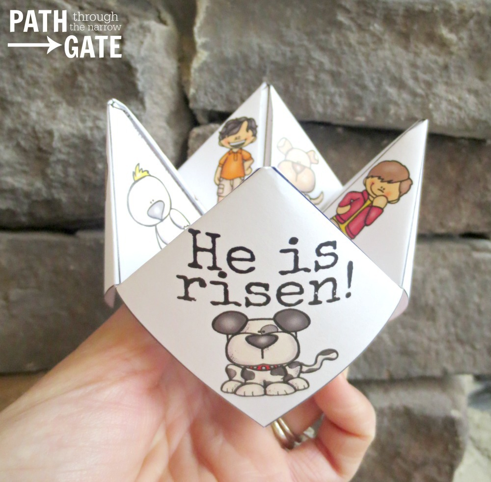 Printable Easter Finger Puzzle With Bible Verses - Perfect For Home - Printable Finger Puzzle