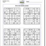 Printable Evil Sudoku Puzzles | Math Worksheets | Sudoku Puzzles   5 Star Sudoku Puzzles Printable