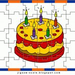Printable Jigsaw Puzzle For Kids: Cake Jigsaw   Print Out Puzzle Games