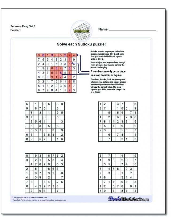 Easy Logic Puzzles