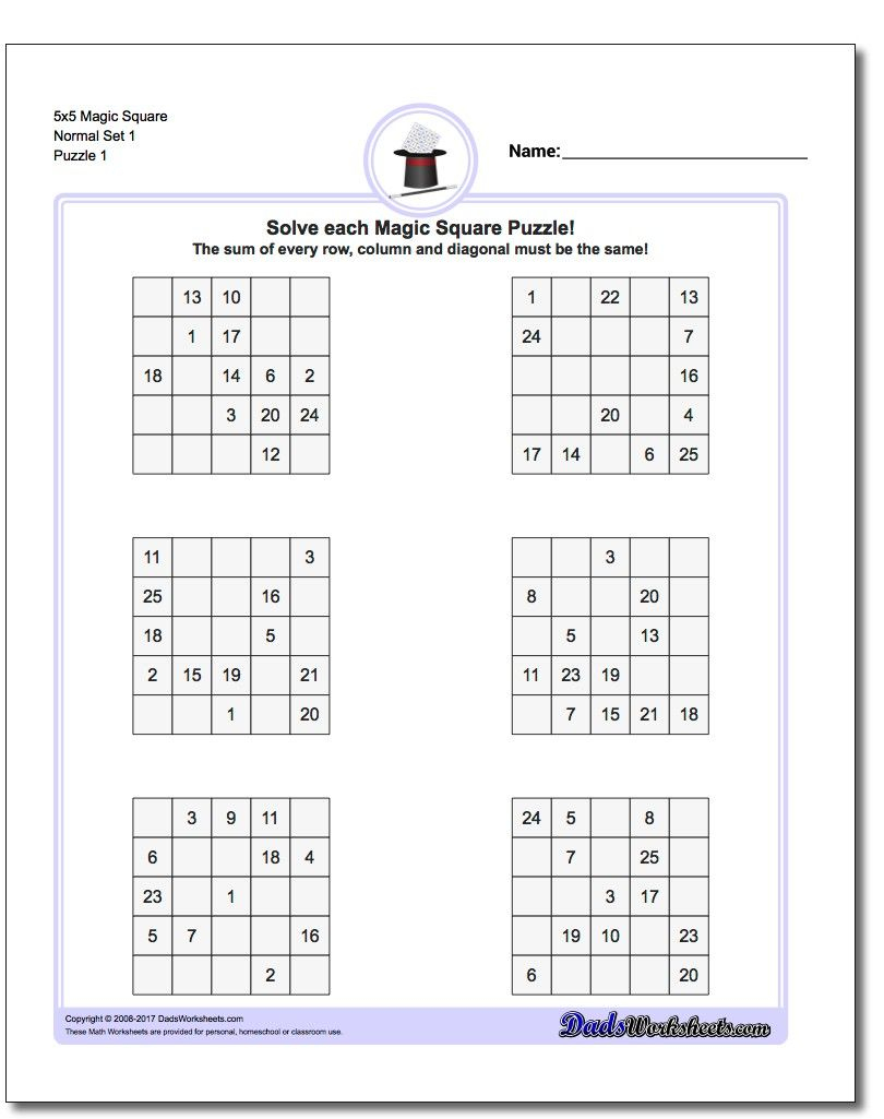 Printable Logic Puzzles The Printable Logic Puzzles On This Page Are - Printable Logic Puzzle