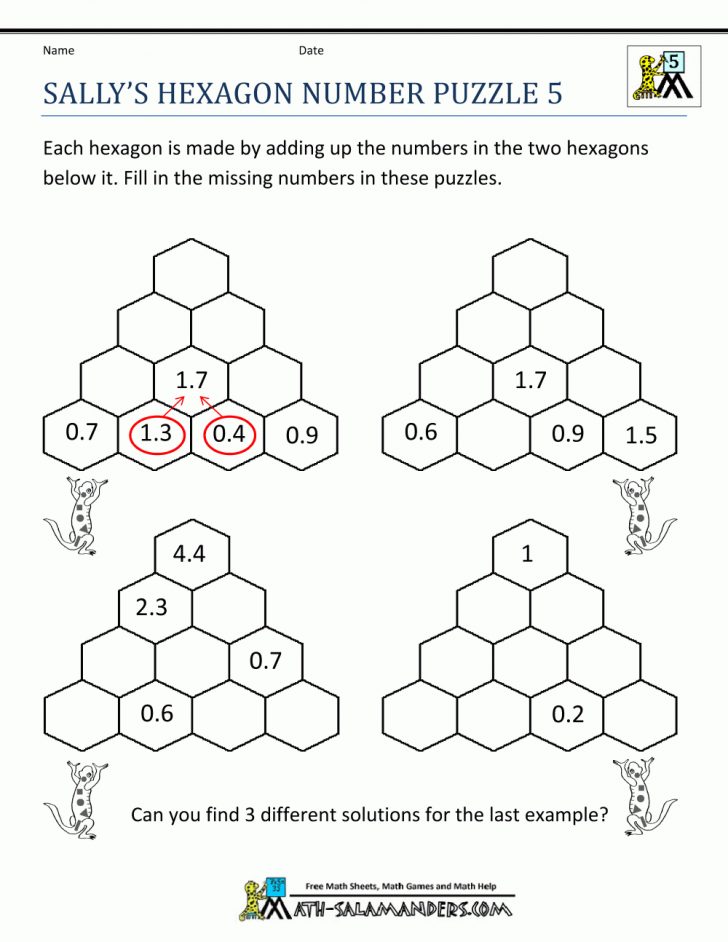 5 Year Old Puzzles Printable