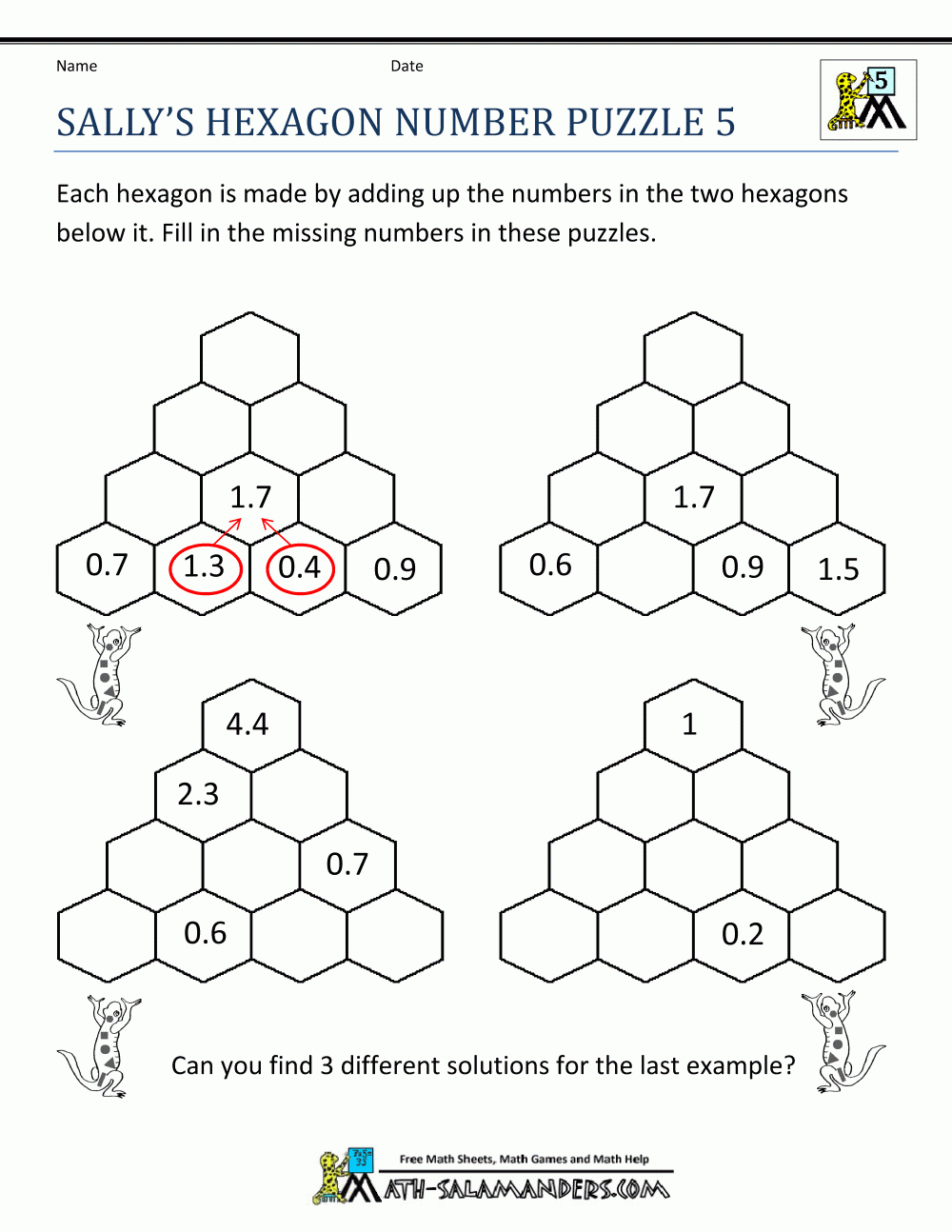 Printable Math Puzzles 5Th Grade - 5 Year Old Puzzles Printable