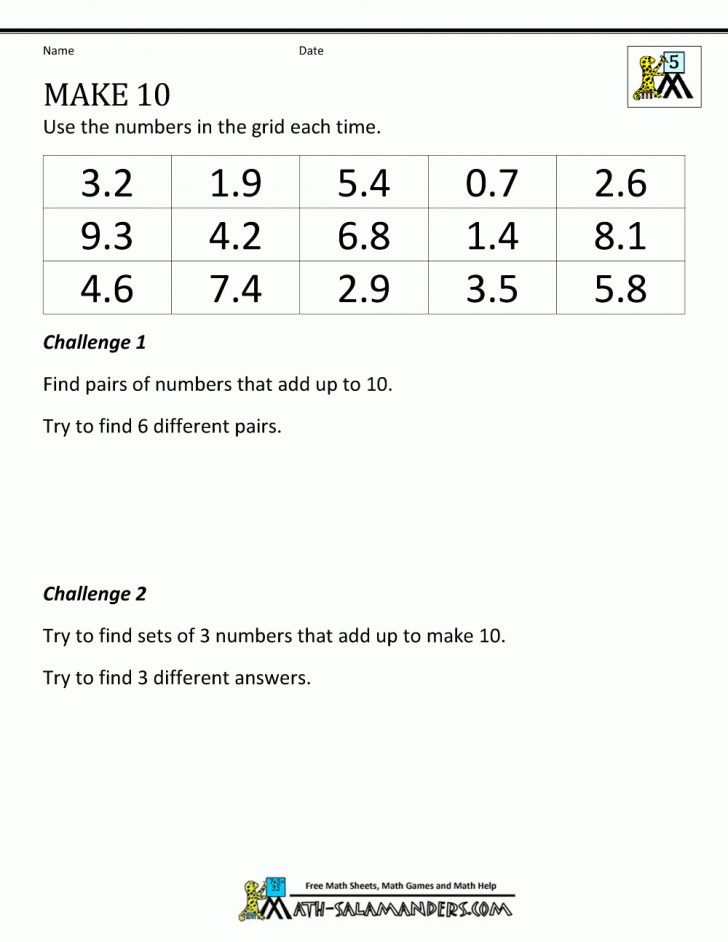 Printable Logic Puzzles For 5Th Graders