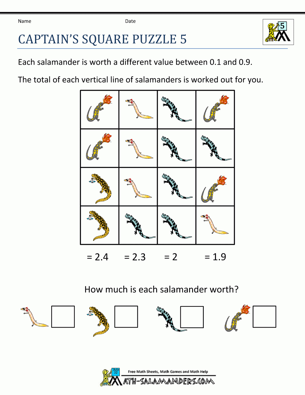 Printable Logic Puzzles For Fifth Graders Printable Crossword Puzzles