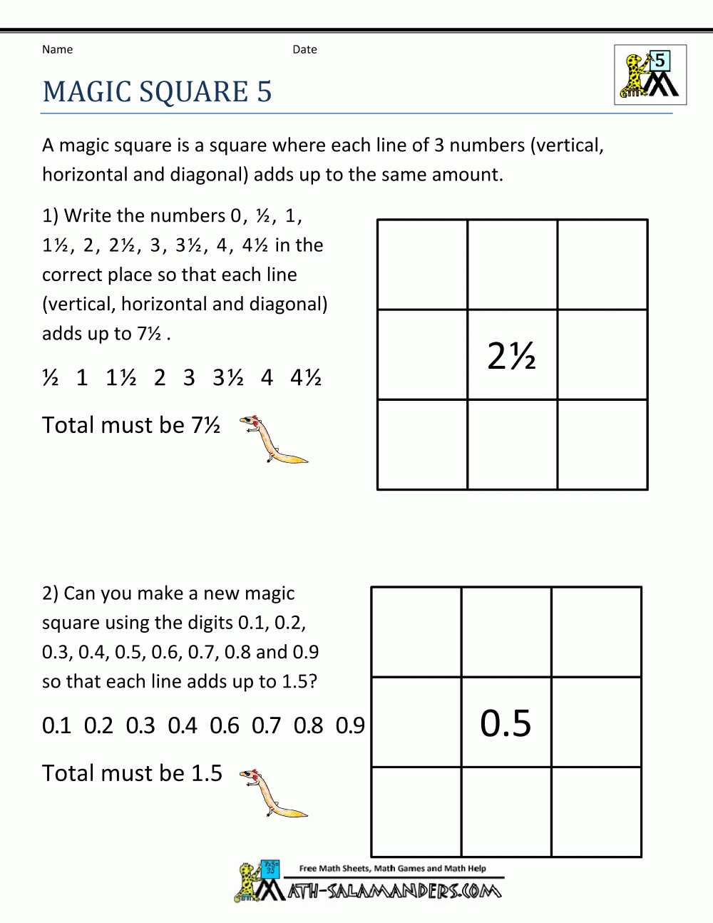 Printable Math Puzzles 5Th Grade - Printable Math Puzzles 5Th Grade