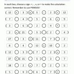 Printable Math Puzzles 5Th Grade   Printable Puzzle For 5 Year Old
