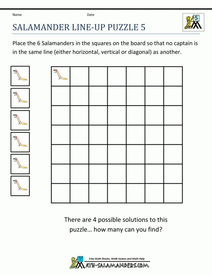 printable math puzzles 5th grade printable puzzles