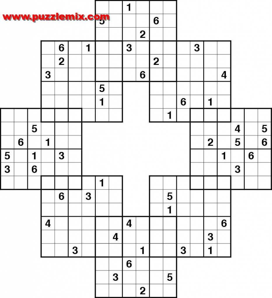 Printable Mega Sudoku Puzzles | Printable Sudoku Free - Printable Mind Puzzles