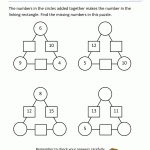 Printable Number Puzzles Arithmogon Triangle Puzzle 1B | Math   Printable Number Puzzles Ks1