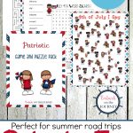 Printable Patriotic Games And Puzzles Pack For Kids   Printable July 4Th Puzzles