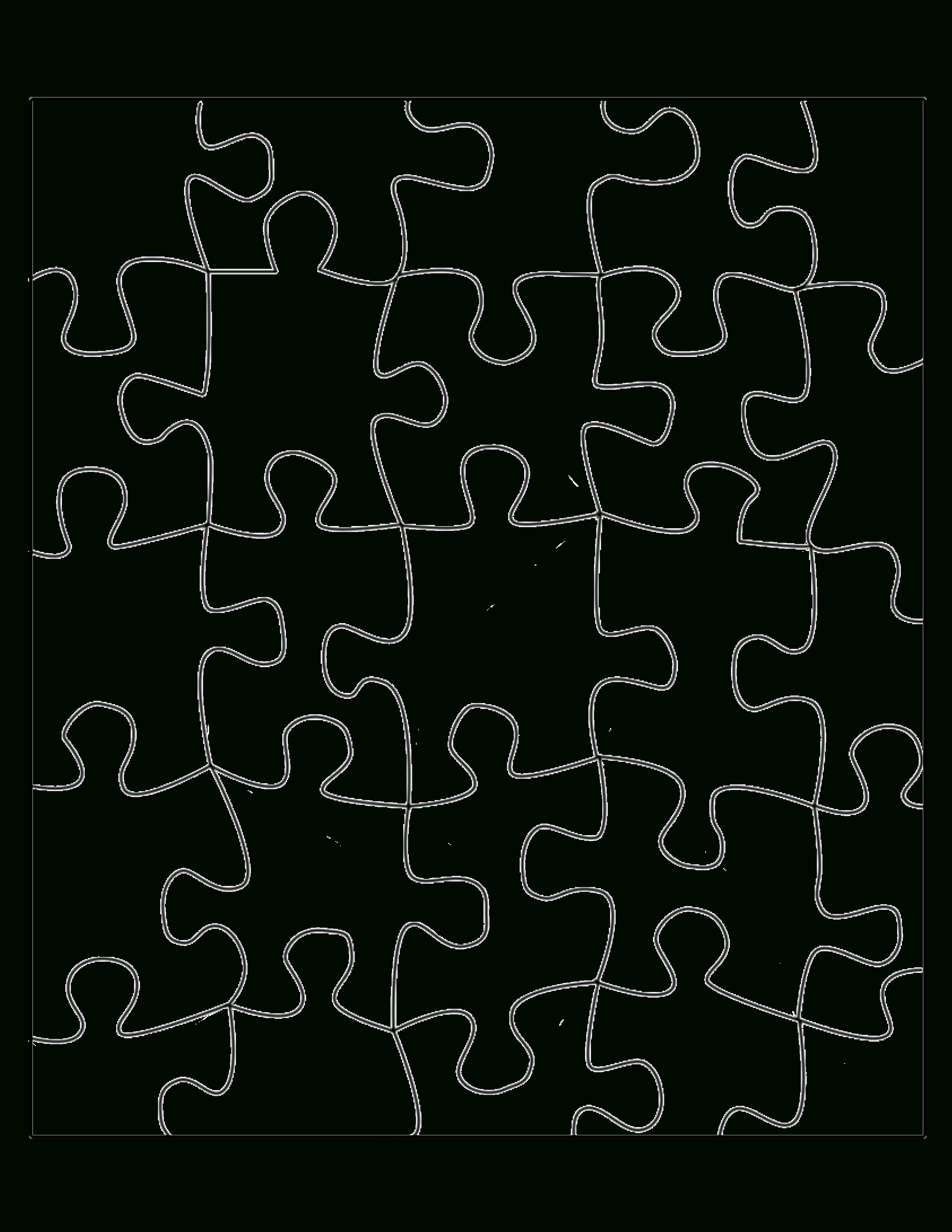 Printable Puzzle Pieces Template | Lovetoknow - Create A Printable Jigsaw Puzzle