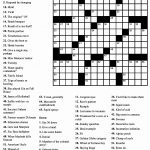 Printable Puzzles For Free Printable Crossword Puzzles Easy For Kids   Printable Crossword Puzzle Adults