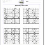 Printable Sudoku 4 Per Page | Printable Sudoku Free   Printable Sudoku Puzzles 4 Per Page