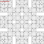 Printable Sudoku Free   Sudoku X Printable Puzzles