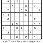 Printable Sudoku   Printable Sudoku Puzzle Grids
